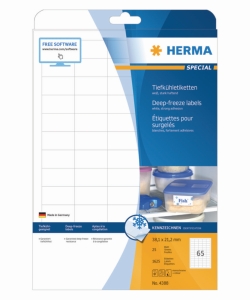 Search Deep freeze labels, white LLG (7502) 