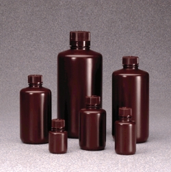 Search Narrow-mouth bottles Nalgene™, with closure, HDPE, amber Thermo Elect.LED GmbH (Nalge) (4167) 