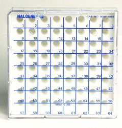 Search Microcentrifuge Tube Storage Boxes Nalgene™, Type 5055, PC Thermo Elect.LED GmbH (Nalge) (4233) 