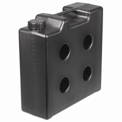 Space-saving jerrycans, HDPE, electrically conductive, without threaded connector